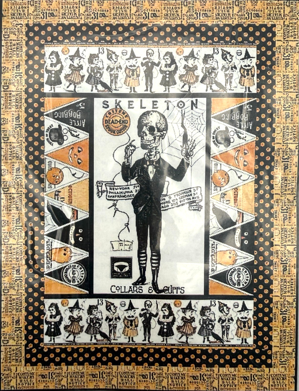 Costume Maker's Ball Step Right Up Halloween Quilt Kit Fabric + Pattern 63 x 83